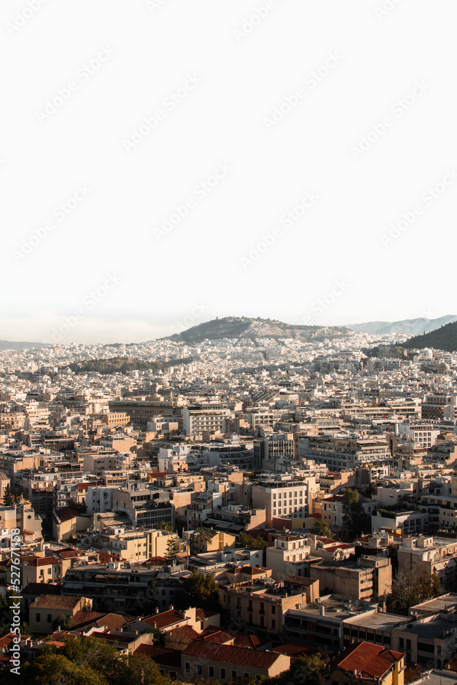 Athens from the top. 