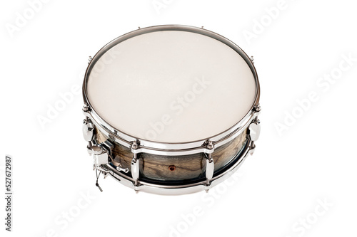 Εκτύπωση καμβά beautiful snare drum on a white background, for advertising and inscription