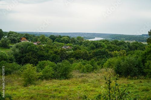 view from the top of the hill