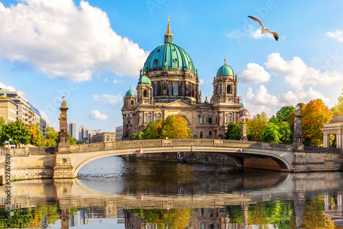 Attractive cathedral or Berliner Dom on Museum Island beautiful summer view, Berlin, Germany