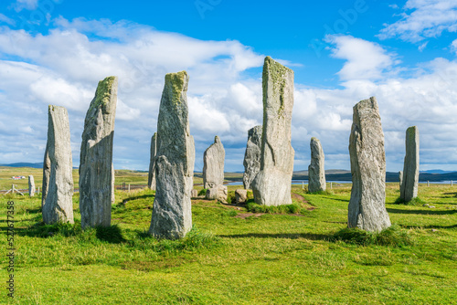 Callanish standing stones, Isle of Lewis, Outer Hebrides, Scotland, UK photo