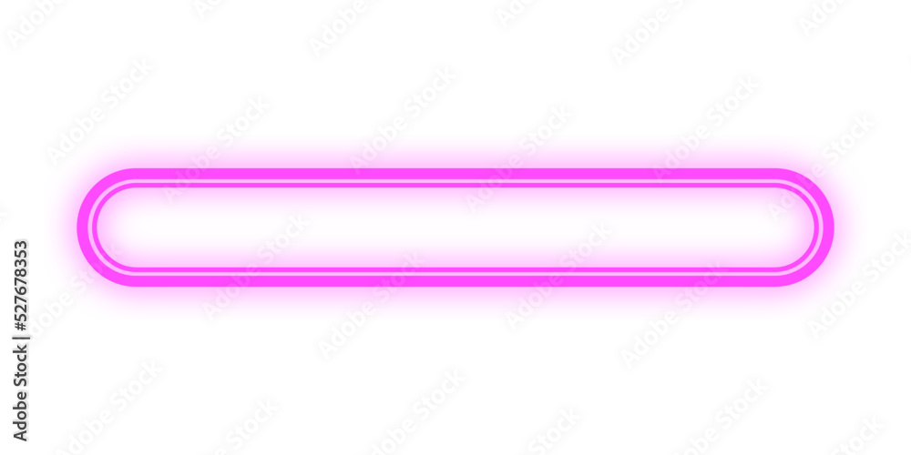 neon rectangle frame

