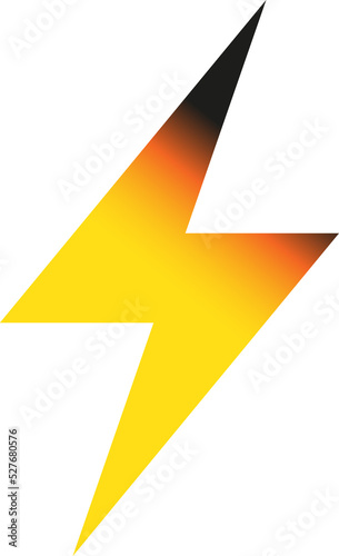 the electric burn danger icon