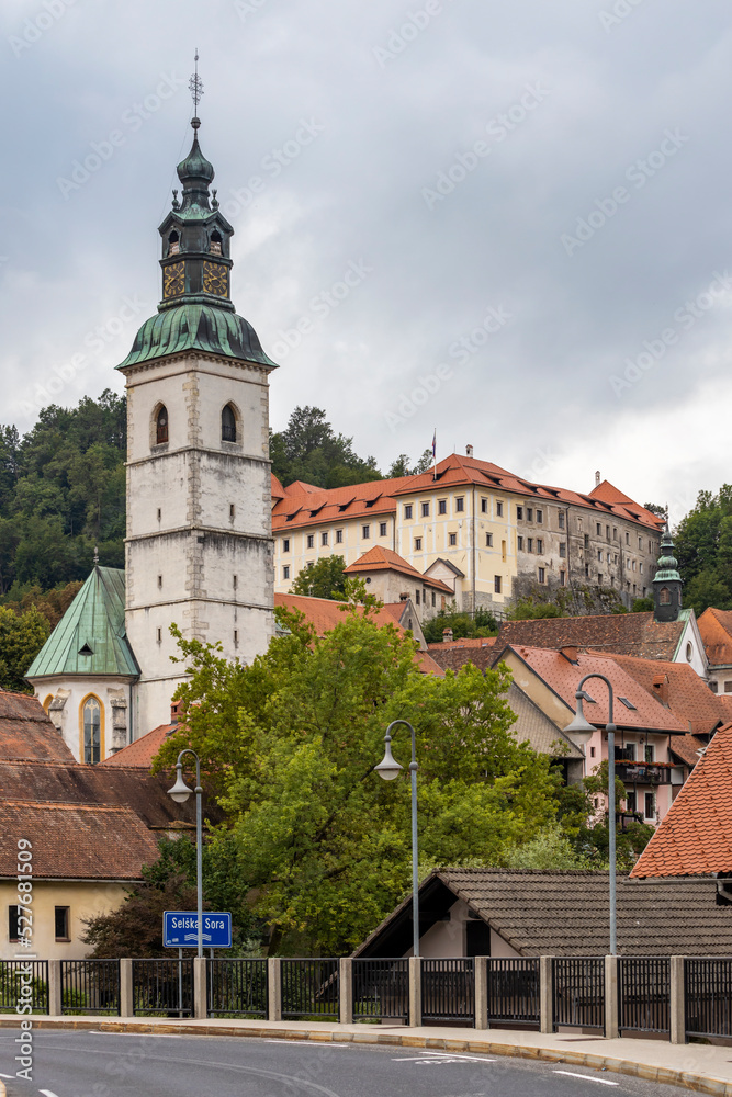 Skofja Loka castle and town in Slovenia Skofja Loka castle and town in Slovenia