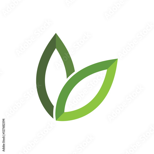 Green leaf logo