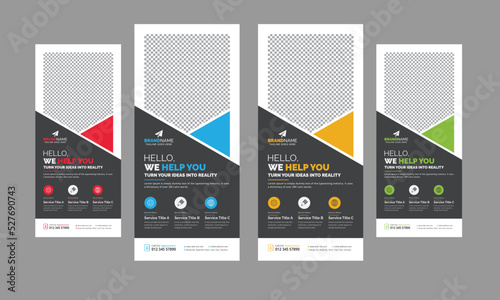 Modern Corporate Business Roll Up Banner Standee Template Vector Design, Abstract Creative X Banner, Pull Up Banner Layout for Advertisement, Ads, Exhibition, Display