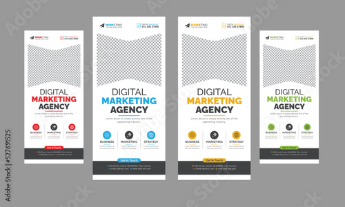 Modern Corporate Business Roll Up Banner Standee Template Vector Design, Abstract Creative X Banner, Pull Up Banner Layout for Advertisement, Ads, Exhibition, Display