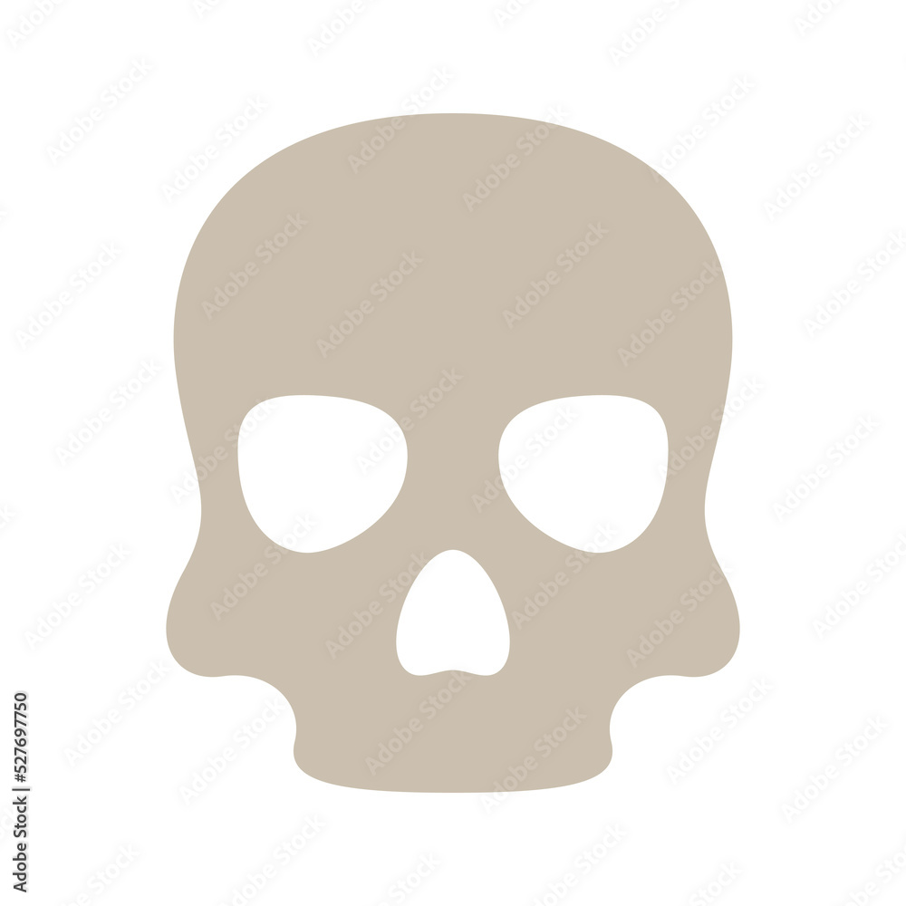 Skull isolated on white background Skull isolated on white background