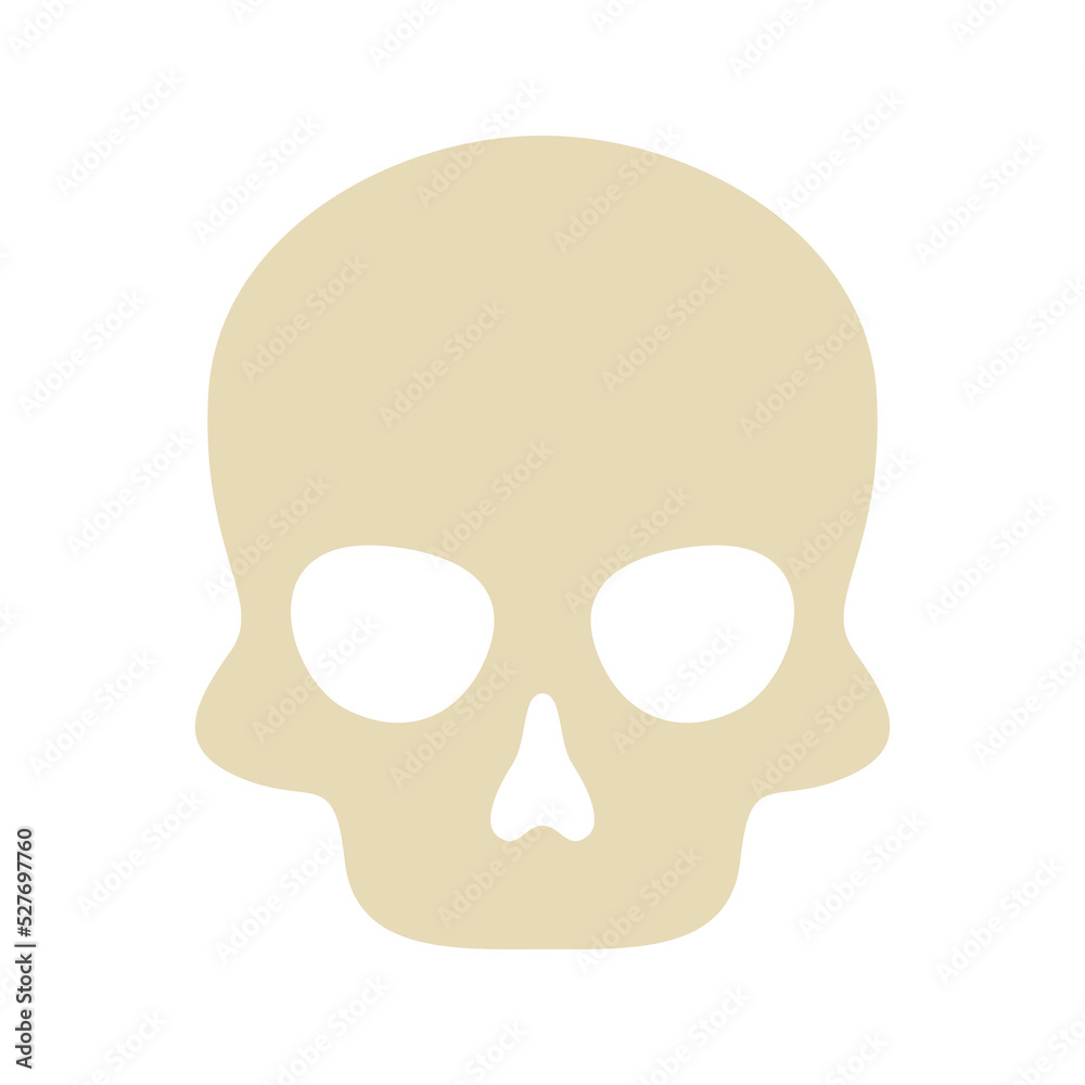 Skull isolated on white background Skull isolated on white background