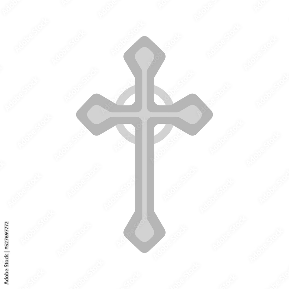 Christian Cross isolated on white background Christian Cross isolated on white background