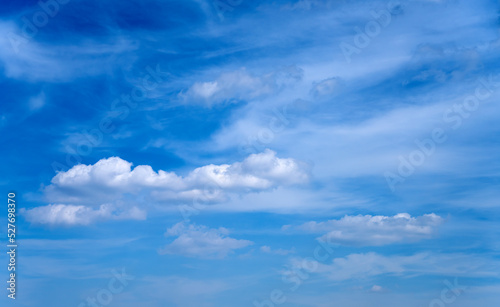 Blue sky with beautiful clouds