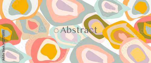 Vector abstract flat background. Pattern for wallpaper, cover, fabric, prints, home decor, wall art.