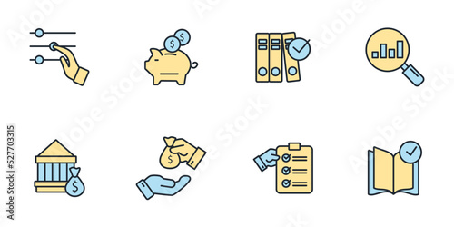 Coaching and Mentoring icons  symbol vector elements for infographic web