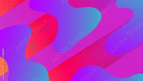 Neon Poster. 3d Futuristic Cover. Fluid Pattern. Art Landing Page. Pink Trendy Shape. Digital Background. Plastic Paper. Business Presentation. Lilac Neon Poster