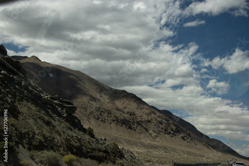 clouds over the mountains