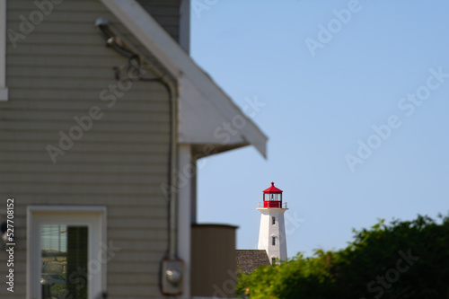 Wallpaper Mural Focus on Peggy's Cove lighthouse from the fishing village Torontodigital.ca