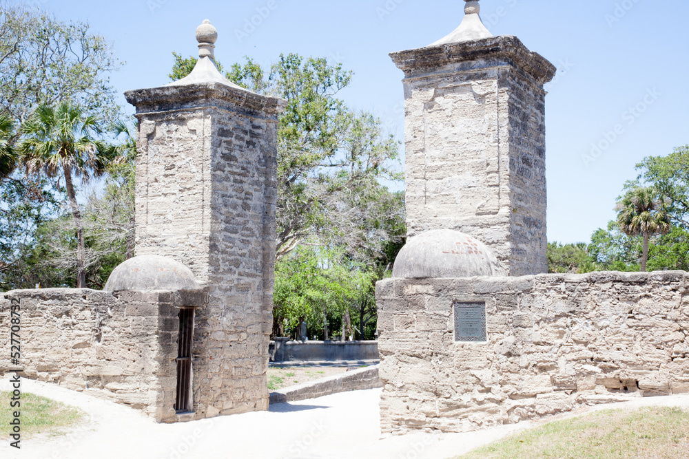 Obraz premium St. Augustine city gates