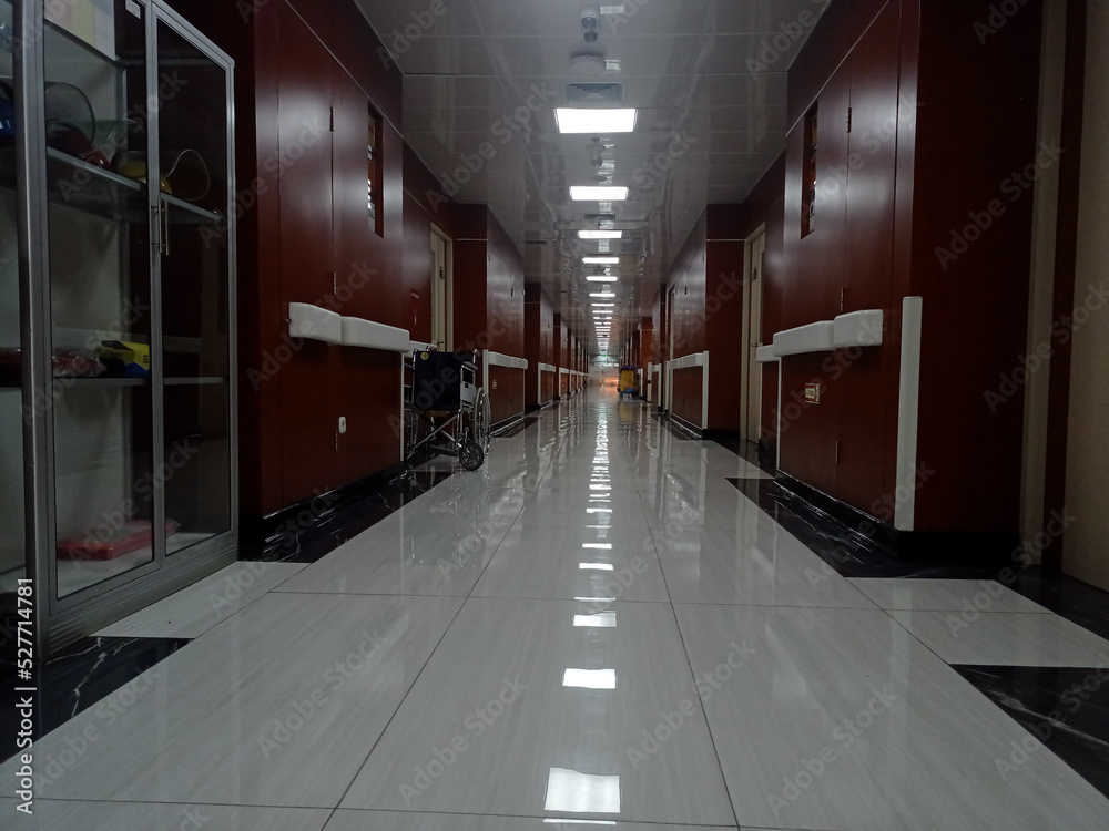 corridor in a hotel