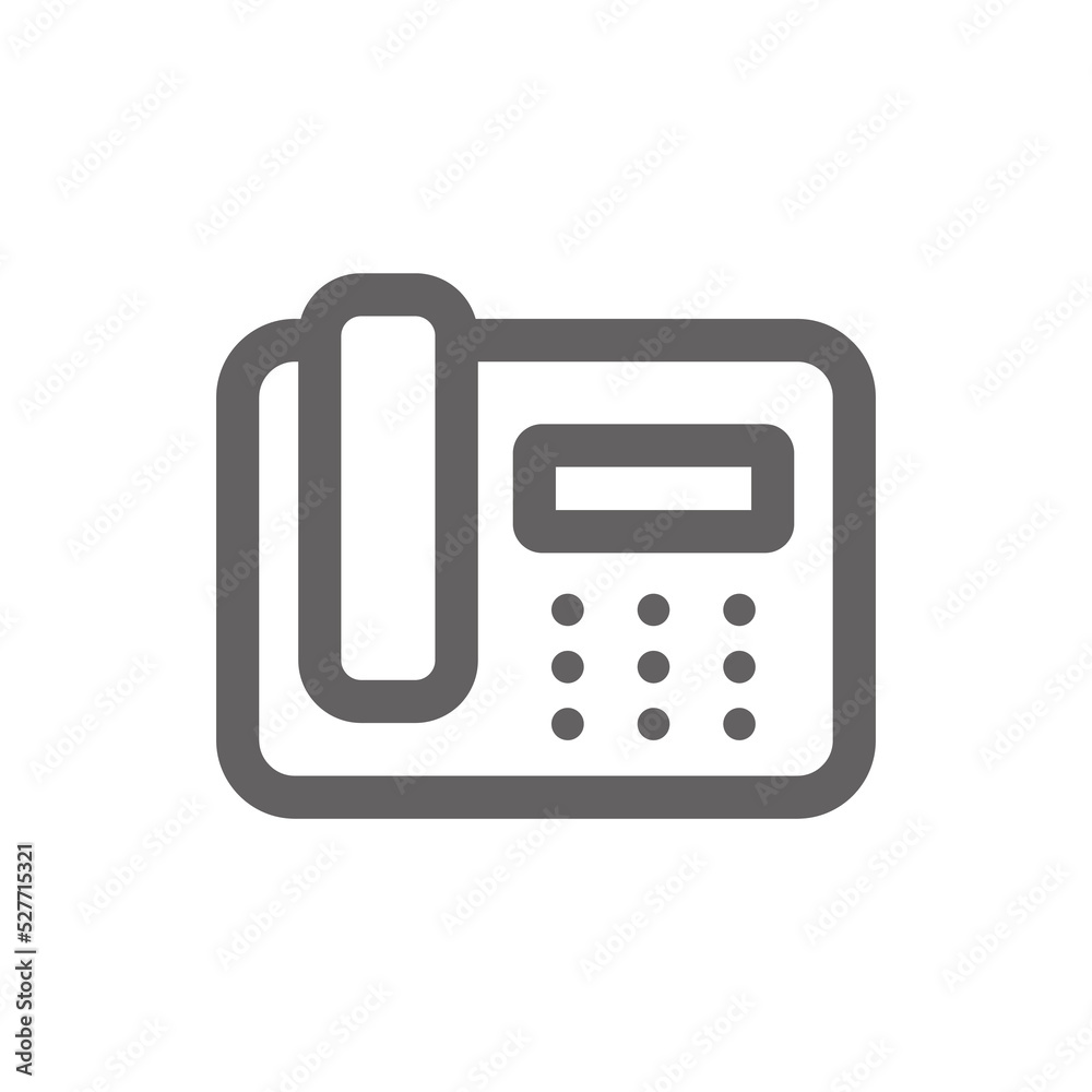 Telephone icon . minimal line icons, perfect for web design or business applications. Simple vector illustration. Telephone icon . minimal line icons, perfect for web design or business applications. Simple vector illustration.