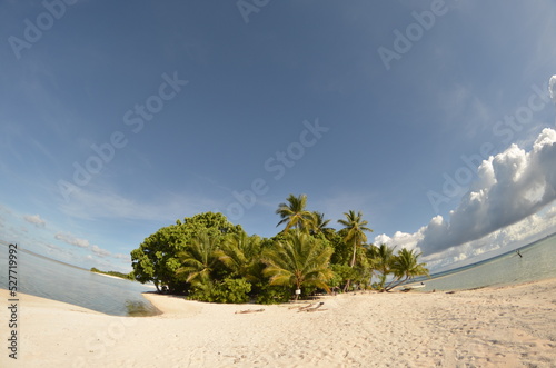 Pisar island at Truk lagoon in Chuuk state of Micronesia