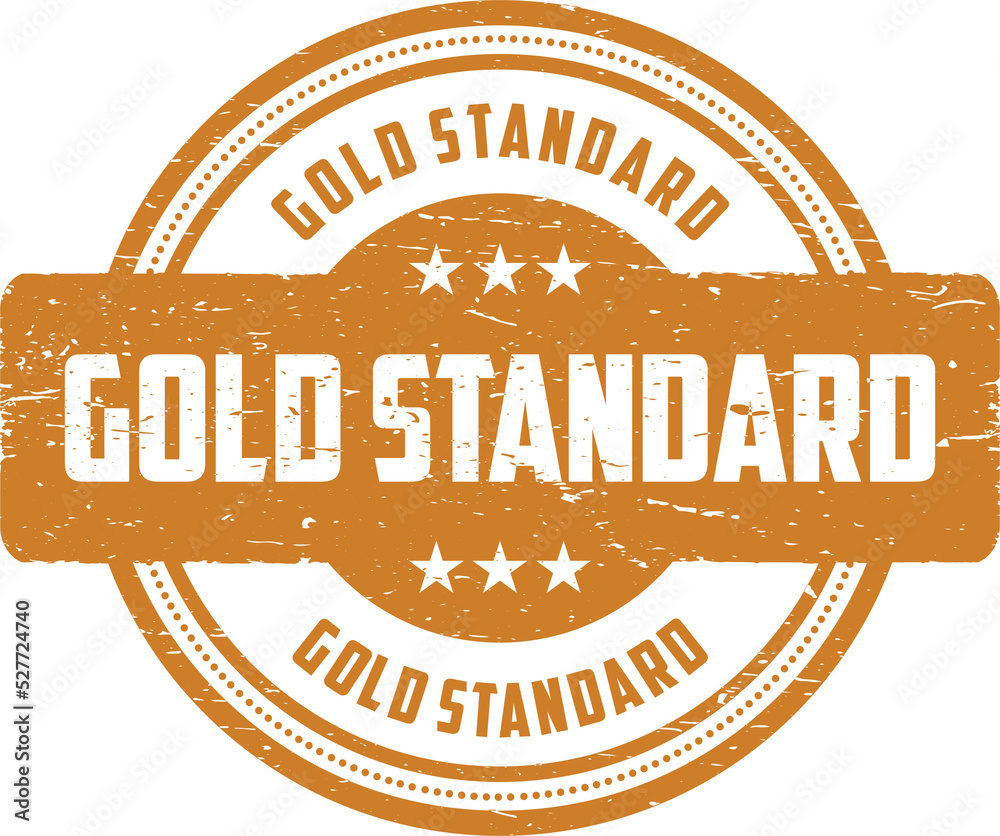 Gold standard grunge rubber stamp png Stock Illustration Adobe Stock