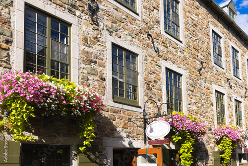 Canada, Old Quebec City tourist attractions, Petit Champlain lower town and shopping district. photo