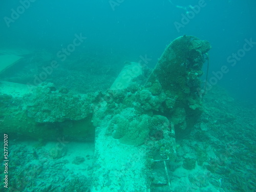 Japanese navy airplane Myrt  Saiun  in WW2. Chuuk  Truk lagoon   Federated States of Micronesia  FSM . Here is the world s greatest wreck diving destination.