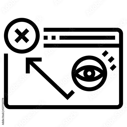 bounce rate icon