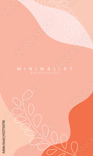 Sweet Pink Summer Abstract Background. Abstract background design with minimalist visuals and looks aesthetic