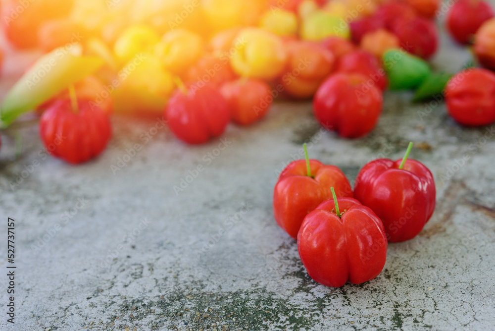 fresh cherry , on wood background, Red fresh cherry, High vitamin C and antioxidant fruits. fresh cherry , on wood background, Red fresh cherry, High vitamin C and antioxidant fruits.