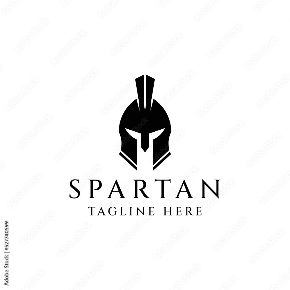 strong and brave spartan logo design strong and brave spartan logo design