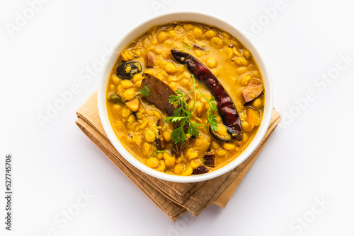 Cholar Dal from west bengal is a slightly sweet tasting dal made of chana dal