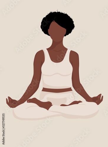 yoga silhouette