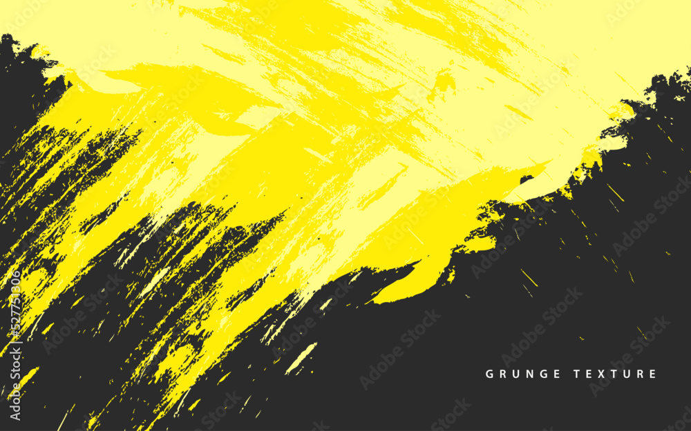 Abstract grunge texture black and yellow color background Abstract grunge texture black and yellow color background