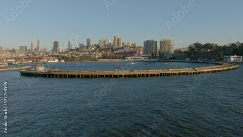 San Francisco South Facing Skyline Orbit #2