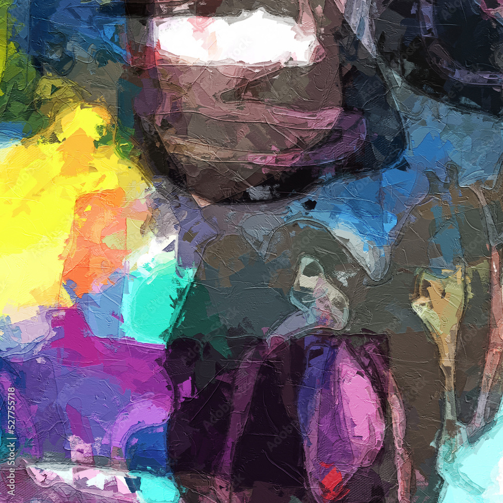 Obraz premium abstract beautiful geometric texture illustration