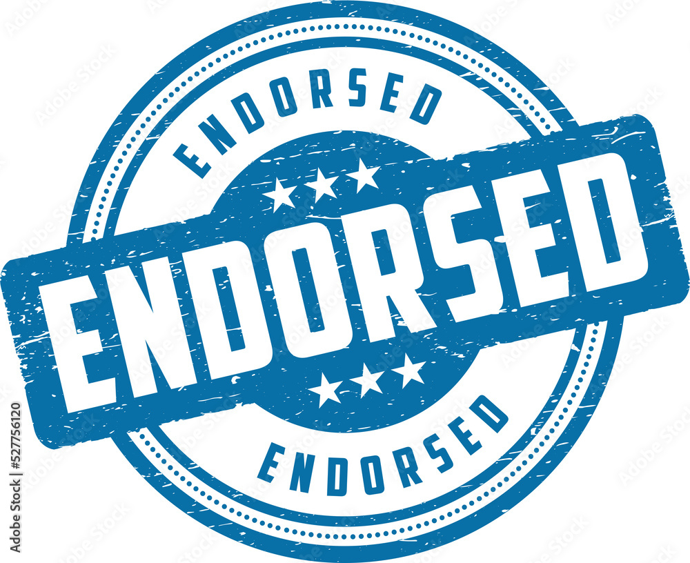 Endorsed sign or stamp png illustration Stock Illustration Adobe Stock