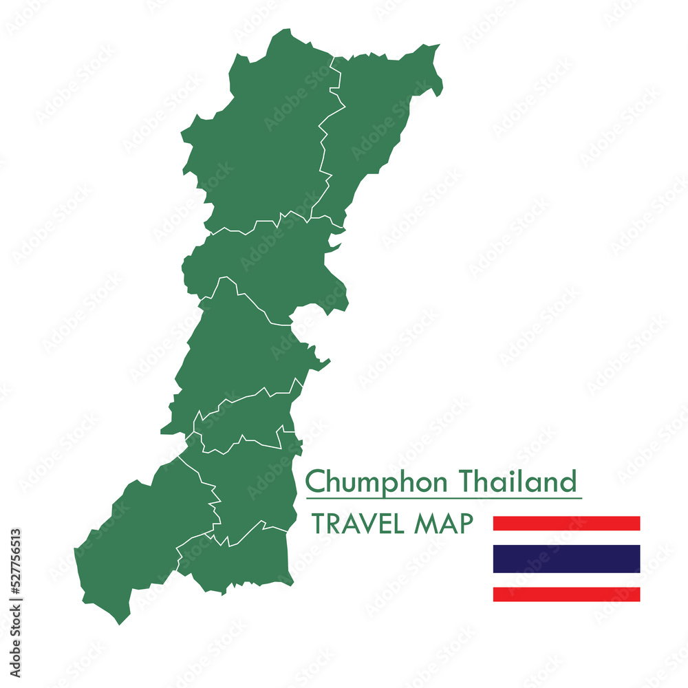 Green Map Chumphon Province is one of the provinces of Thailand