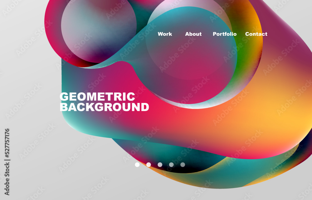 Abstract liquid background for your landing page design. Web page for website or mobile app wallpaper Abstract liquid background for your landing page design. Web page for website or mobile app wallpaper
