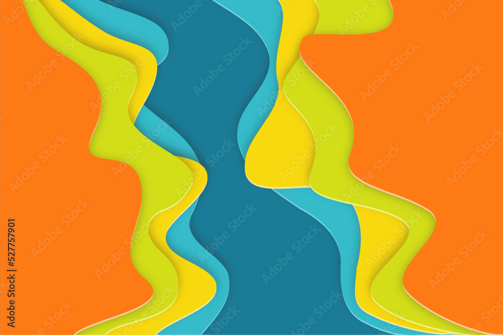3D abstract background and paper cut shapes. Vector design layout for business presentations, flyers, posters and invitations 3D abstract background and paper cut shapes. Vector design layout for business presentations, flyers, posters and invitations