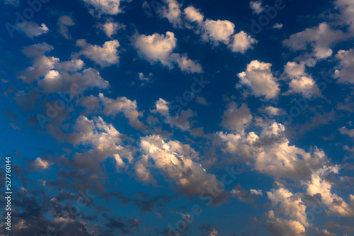 clouds and skies, beautiful pattern of clouds in the dramatic sky, beautiful nature on the sky  photo