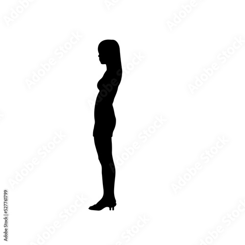 Woman body silhouette