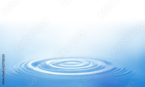 横から見た水面の波紋 商品背景 water ripple product background