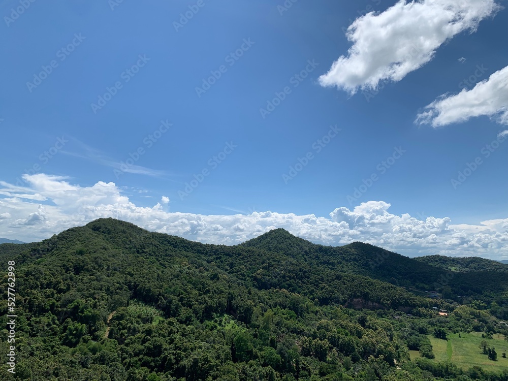 beautiful landscape mountain on blue sky background 03 beautiful landscape mountain on blue sky background 03