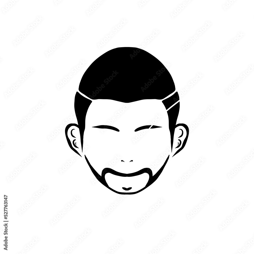 barbershop illustration and icon