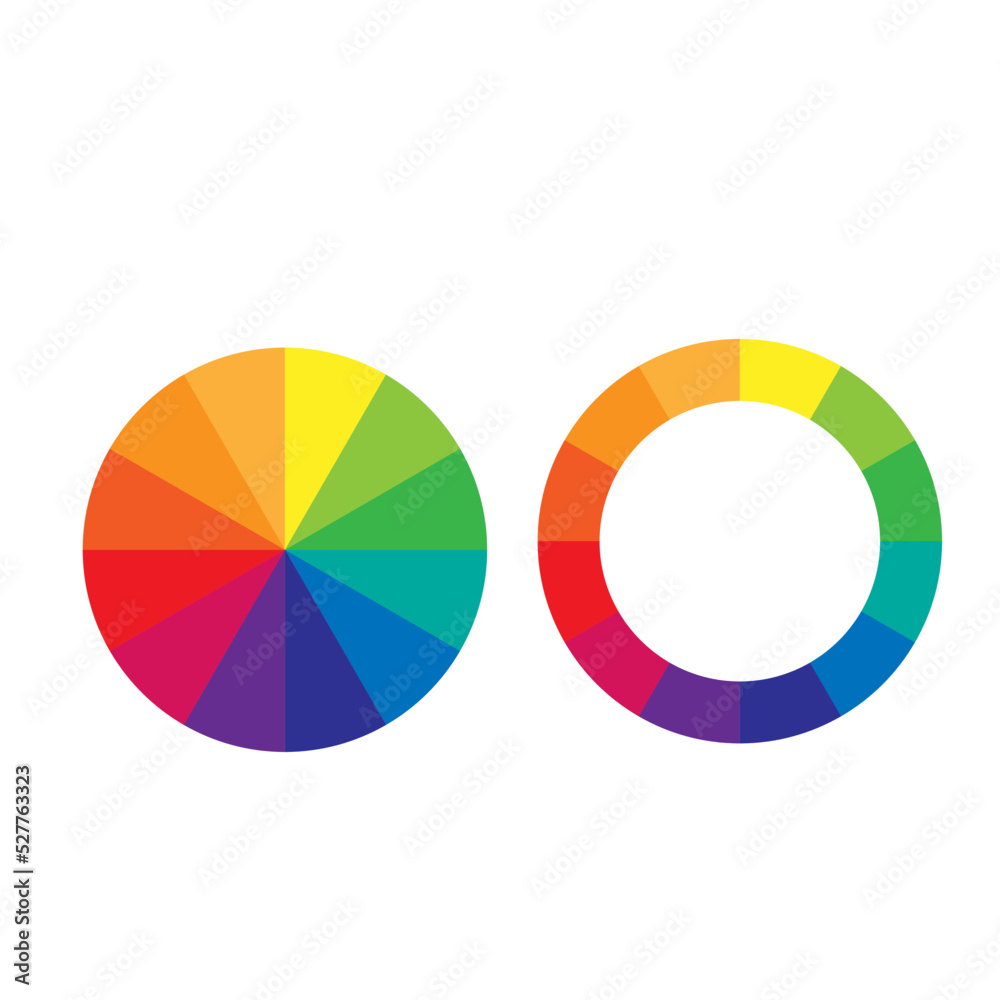 Fototapeta premium レインボーの読み込みアイコン