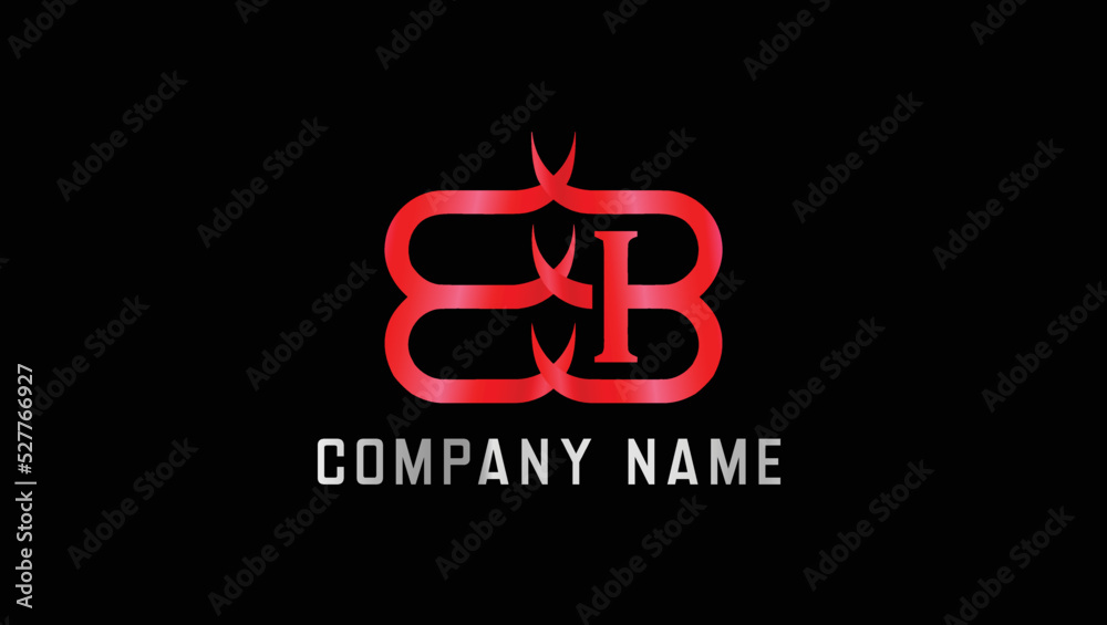 Letters EB and BB Name Initials Monogram Lettermark Minimal Modern Logo Design Template Letters EB and BB Name Initials Monogram Lettermark Minimal Modern Logo Design Template