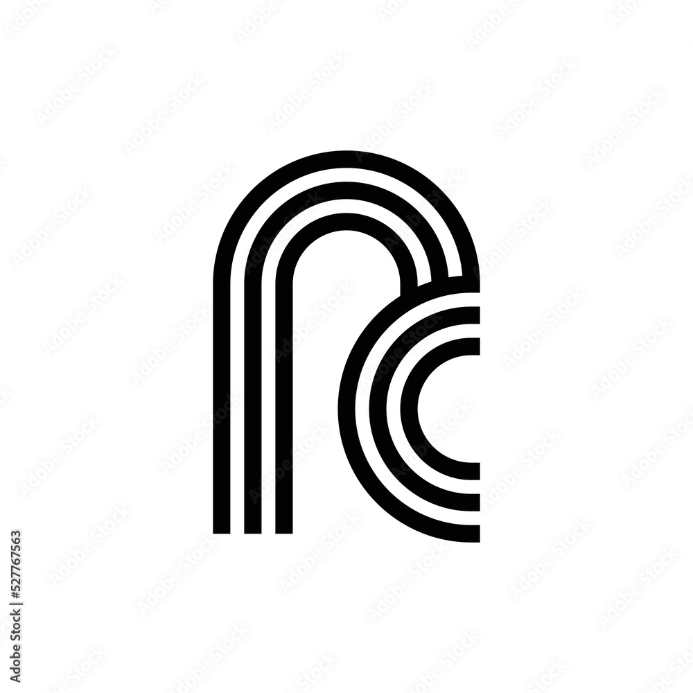 modern letter R monogram logo design modern letter R monogram logo design