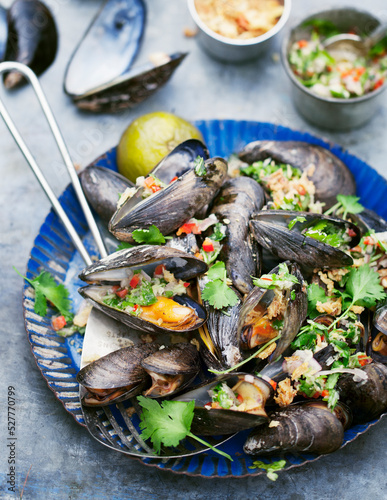 Seafood salad photo