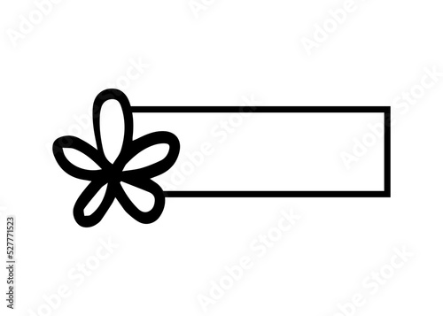 flower name tag 